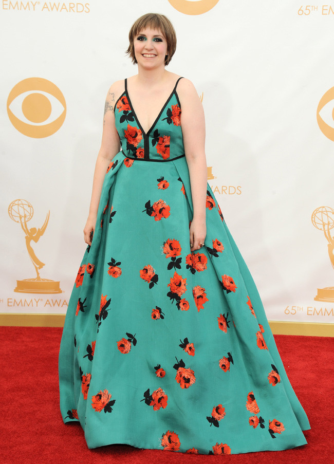 Lena Dunham Emmy 2013